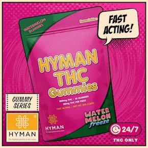 Hyman - Watermelon Zourz Gummies 200MG (10x20MG)