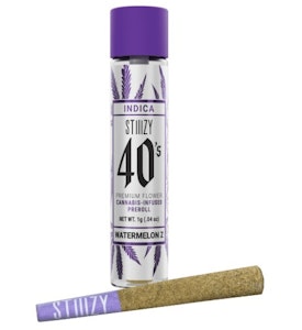 STIIIZY - Stiiizy 40s 1g Watermelon Z Infused Preroll PD