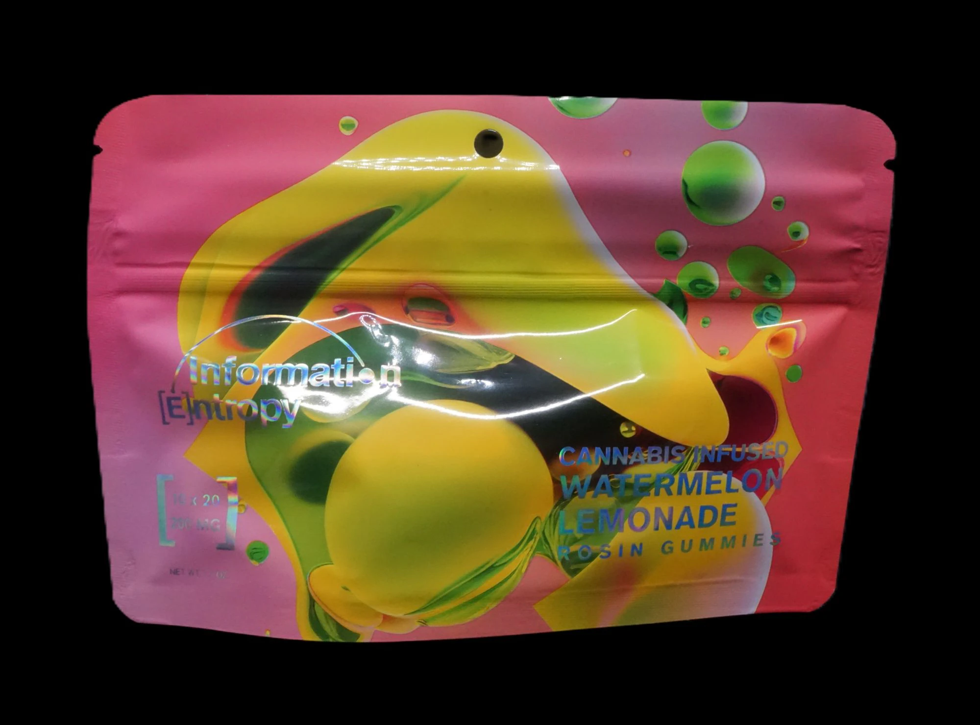 Information Entropy - Watermelon Lemonade Rosin Gummies 200mg 10x20 Main Image