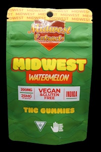 MIDWEST EXTRACTS - Midwest Extracts Watermelon 200mg Gummy 8pk EXP:03/19/27