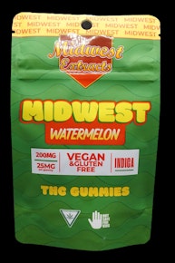 Midwest Extracts Watermelon 200mg Gummy 8pk EXP:03/19/27