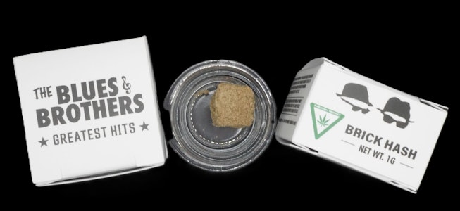 BLUES BROTHERS - Belushi's Farm - 1g Brick Hash - Watermelon Mimosa