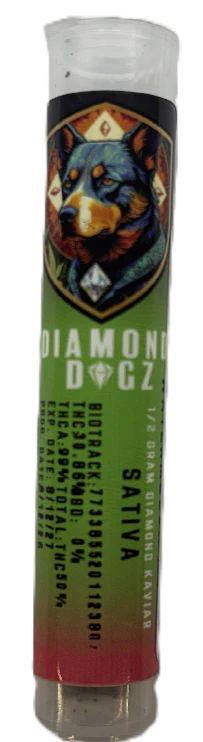 Diamond Dogz - Watermelon Mojito (1G) | Kaviar Infused Pre-Roll | Sativa Main Image