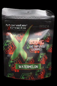 Monster Xtracts - Watermelon 200mg THC Infused Gummies