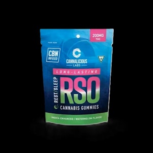CANNALICIOUS LABS - RSO Gummies - Rest - Watermelon - High Dose