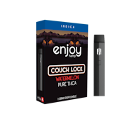 Enjoy Pure THCA 1ml Disposable for Couch Lock - Watermelon - Indica