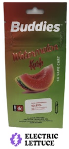 Buddies - Buddies Watermelon Kush Flavored Cartridge 1g
