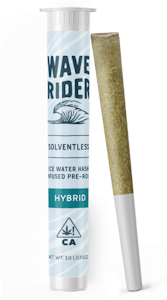 Wave Rider - Wave Rider Hash Infused Preroll 1g OranGelato