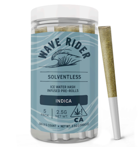 Wave Rider - Wave Rider Hash Infused 5pk Prerolls 2.5g Pink Runtz
