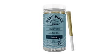 Wave Rider Hash Infused 5pk Prerolls 2.5g Blueberry Pancake