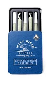 Wave Rider - Wave Rider 5pk Prerolls 2.5g Alien OG