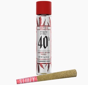 Stiiizy 40's - Super Lemon Haze - Infused Preroll - 1g
