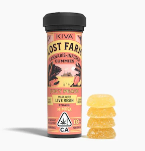 LOST FARM - Juicy Peach x Mimosa - Live Resin - 10ct - 100mg