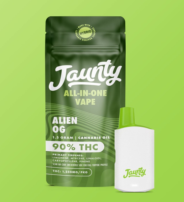 jaunty disposable vape Shop Jaunty | Northern Lights | Indica | Disposable Vape | 1.5g in Lower  Manhattan main image 1