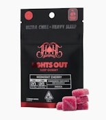 Midnight Cherry - Lights Out - 1:1 THC/CBN - 5ct - 100mg