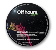 Off hours - Live Resin Rope - "Gelonade" Razz Lemonade - 100mg - Edible