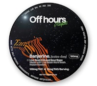 Off hours - Live Resin Rope - "Banjerine" Sour Tangerine Sunrise - 100mg - Edible