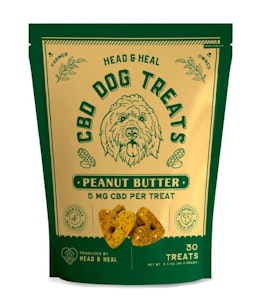 HEAD & HEAL - Head & Heal - Peanut Butter Dog Treat (5mg)  - 150mg 