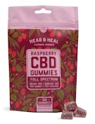 Head & Heal - Raspberry Gummies - 10 mg CBD - 30pk Edibles