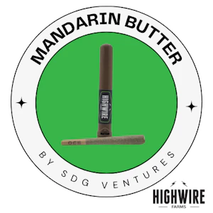 SDG VENTURES - Mandarin Butter Preroll 1g