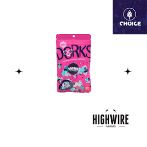 CHOICE - Dorks Gummies Nerd Berry 200mg