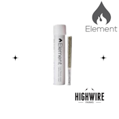 Element Cookies & Cream x Rainbow Wreck Live Resin Infused Preroll 1g