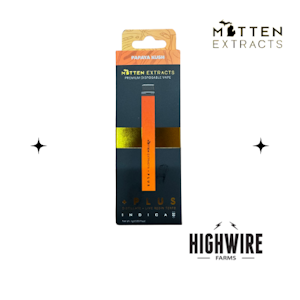MITTEN EXTRACTS - Mitten Extracts Disposable Papaya Kush 1g
