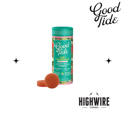 Good Tide - Good Tide Gummies Solventless Hash Rosin THC:CBD:CBG 2:1:1 Kiwi Strawberry 200mg Main Image