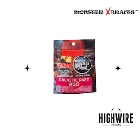 Monster Gummies Blaster Naut Galactic Razz RSO 200mg