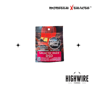 MONSTER XTRACTS - Monster Gummies Blaster Naut Galactic Razz RSO 200mg