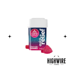 Wana Gummies Optimal Quick Relief Cherry Cola 50mg