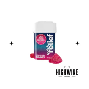 Wana Brands - Wana Gummies Optimal Quick Relief Cherry Cola 50mg