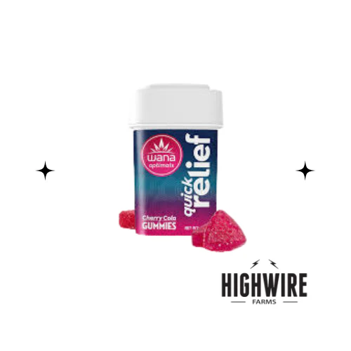 Wana Brands - Wana Gummies Optimal Quick Relief Cherry Cola 50mg Main Image