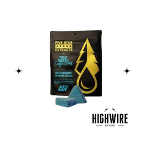 True North Co. Full Spectrum Gummies Blueberry Lemon Haze 200mg