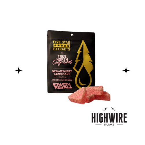 True North Co. Full Spectrum Gummies Strawberry Lemonade 200mg