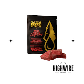 True North Co. Full Spectrum Gummies Traverse City Cherry 200mg