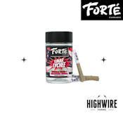 Forte Bubble Hash x Diamond Sugar Infused Preroll .5g 5pack Lunar Lychee