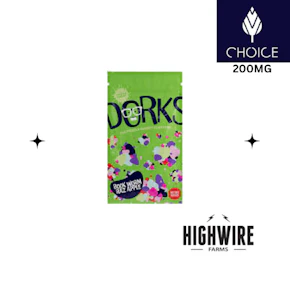Dorks Gummies Book Worm Raz Apple 200mg