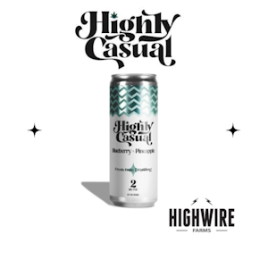HIGHLY CASUAL - Highly Casual High Five Blueberry & Pineapple 1:1 5mg Seltzer
