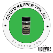 Death Row Crip'd Keeper Preroll 7 Pack 3.5g