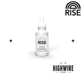 Rise Tincture 1:1:1 THC:CBD:THCa