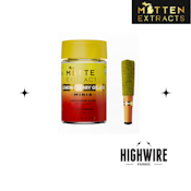 Mitten Extracts Infused Preroll 5pk Lemon Cherry Gelato 3.5g