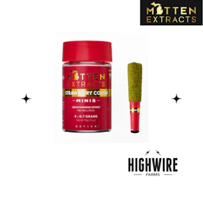 Mitten Extracts Infused Preroll 5pk Strawberry Cough 3.5g