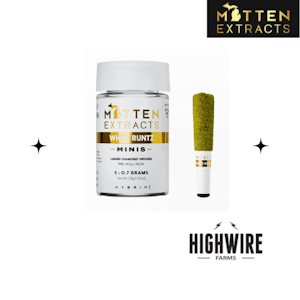 MITTEN EXTRACTS - Mitten Extracts Infused Preroll 5pk White Runtz 3.5g