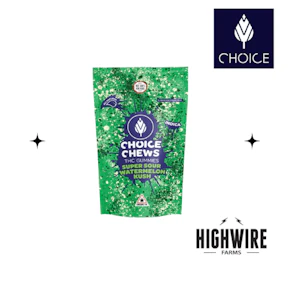 Choice Gummies Super Sour Watermelon Kush 100mg