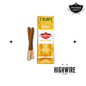 SWISHER - Swisher Banana Breeze Infused Preroll Pack (1.5gX2)