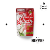 Splash Live Resin Gummies Strawberry Kiwi 4:1 THC:THCv 200mg