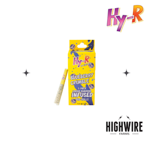 HY-R - Hy-R Infused Blueberry Crumble Preroll 5pk 3g