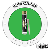 Goldkine Rum Cakes Preroll 1g