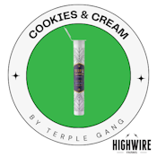Terple Gang Cookies & Cream Preroll 1g